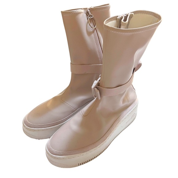 Nike Air Force 1 Sage Rain Boots in Violet Ash Size 6.5 Waterproof Outdoor Girly - Picture 1 of 7